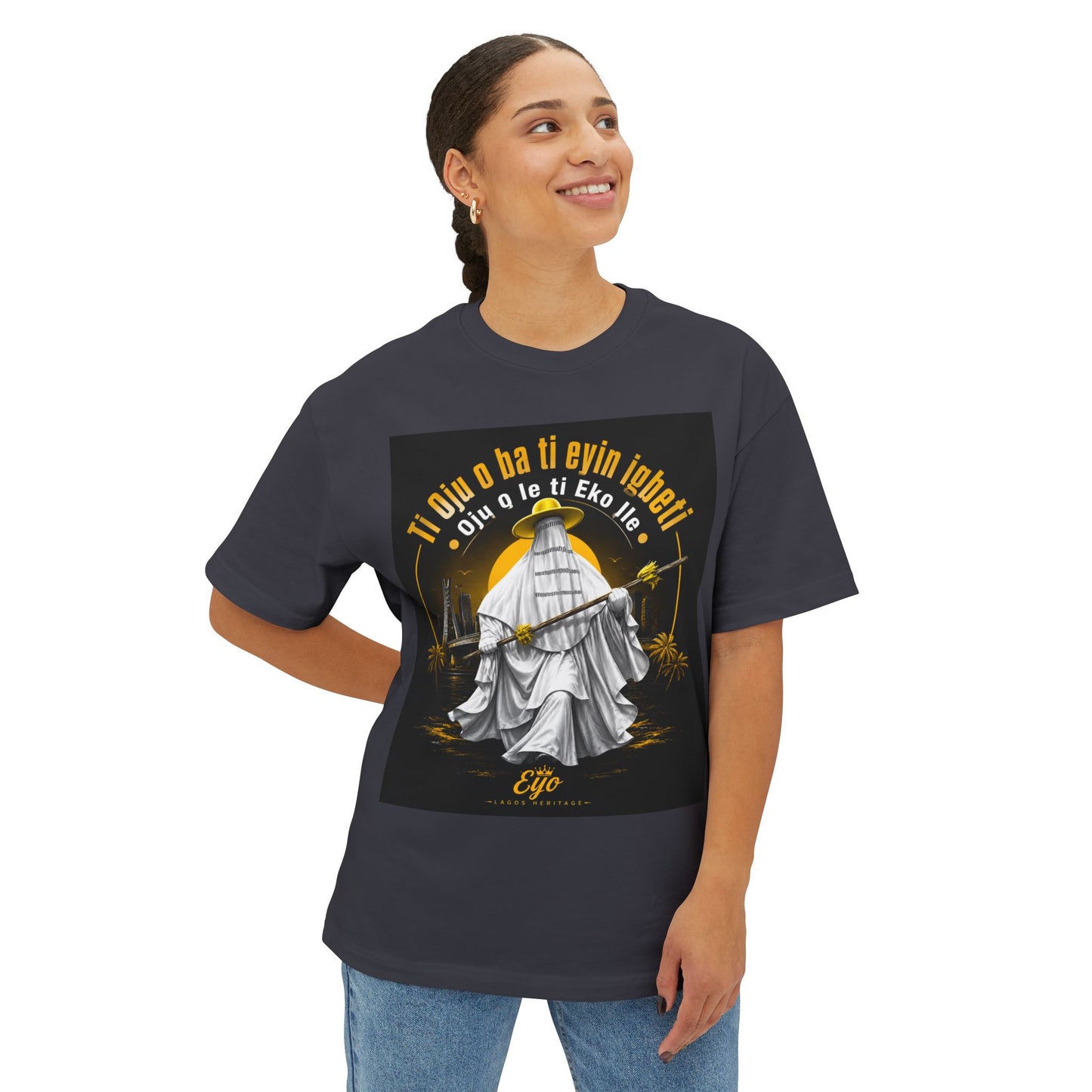 Eyo Festival T-Shirt — Lagos Nigeria Spiritual Art Tee