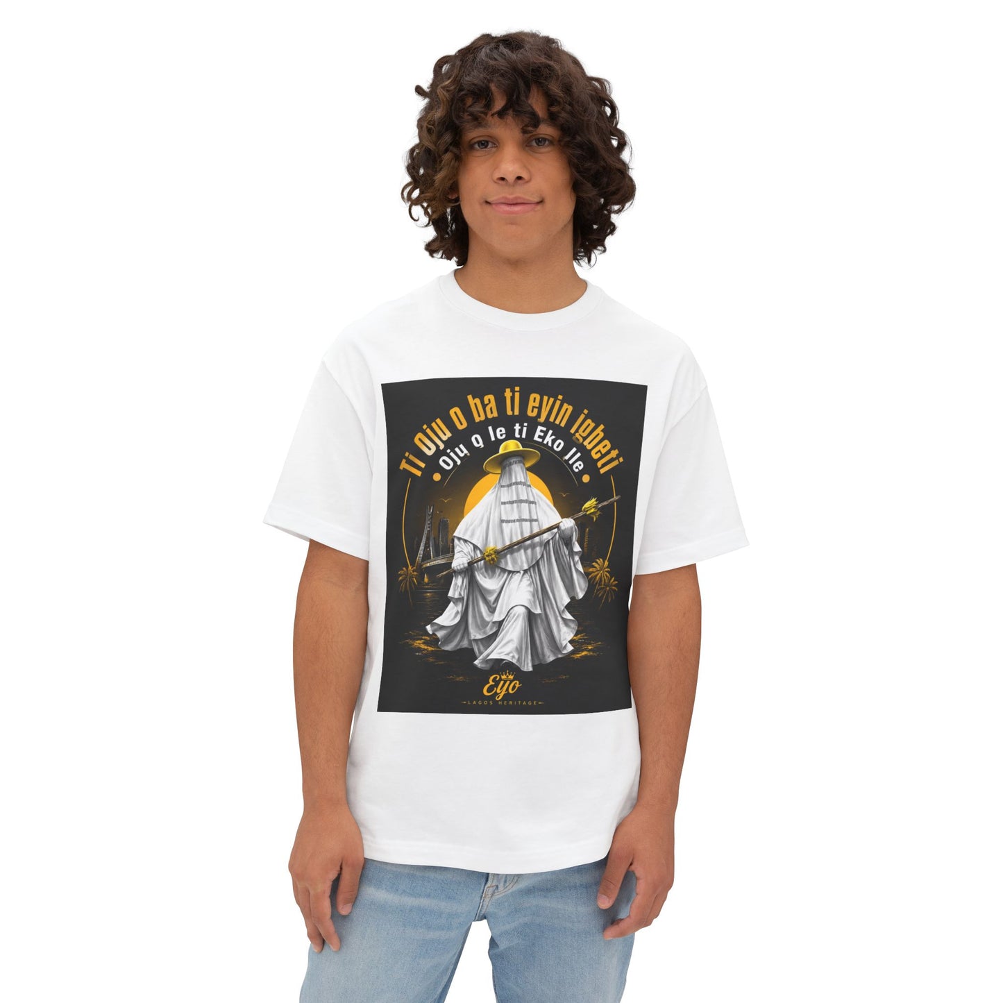 Eyo Festival T-Shirt — Lagos Nigeria Spiritual Art Tee